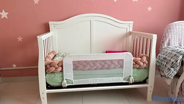 muebles - CUNA CONVERTIBLE COLCHÓN INCLUIDO Y MOSQUITERO  2