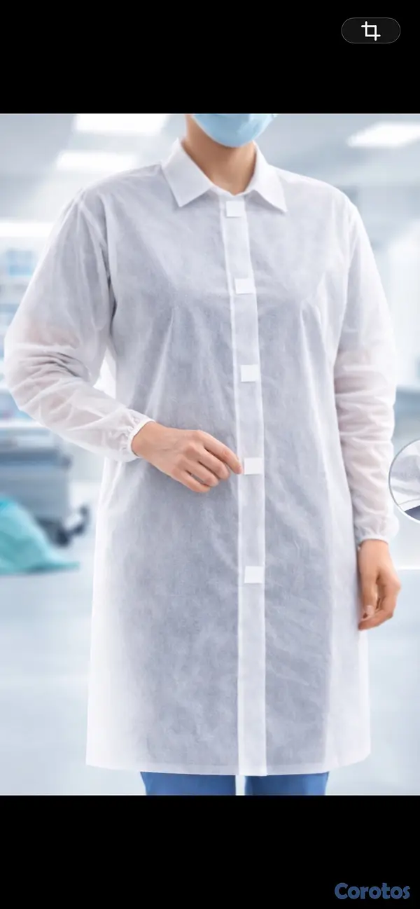 equipos profesionales - Batas Desechables de Protección Médica | Polipropileno EPP | Caja 50 Unidades 4