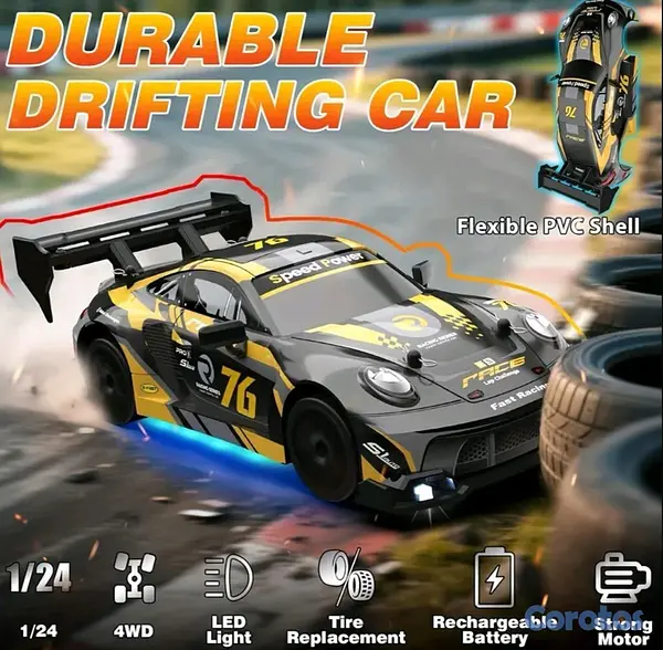 juguetes - Carro RC Drift 4WD  7