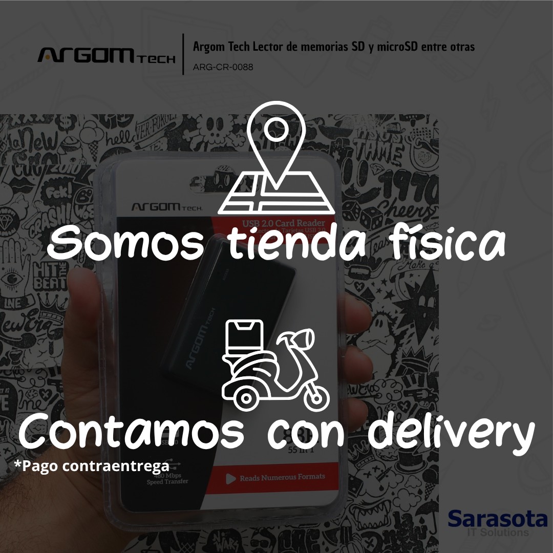 accesorios para electronica - Argom Tech Lector de tarjetas de memorias 2