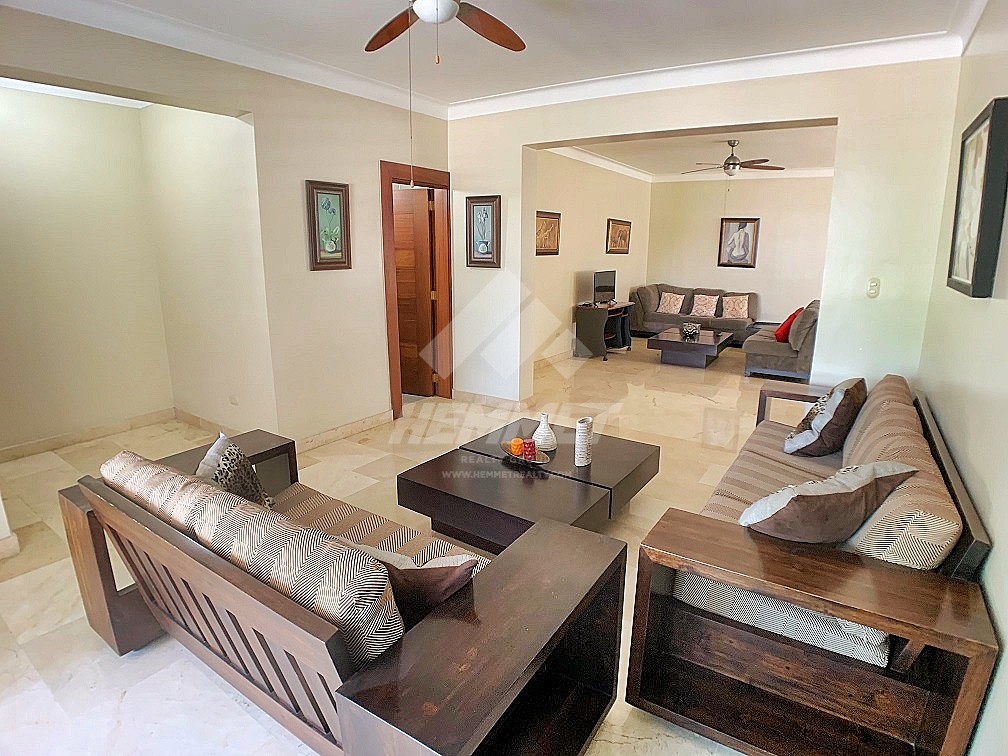 apartamentos - APARTAMENTO AMUEBLADO DE 285MTS2 PROXIMO AL GRAN ALMIRANTE SANTIAGO  0
