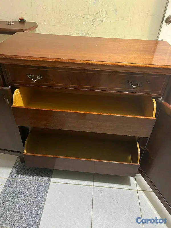 muebles y colchones - CREDENZA EN CAOBA Y ROBLE  8