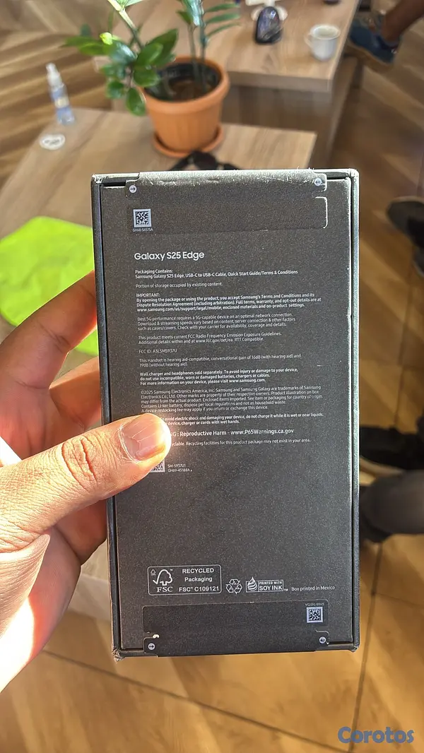 celulares y tabletas - SAMSUNG S25 EDGE 512GB DESBLOQUEADO  2