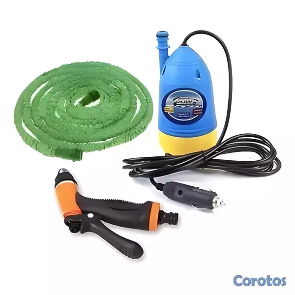 herramientas, jardines y exterior - Bomba de Agua Portátil 12V Auto Hidrolavadora Mang 1