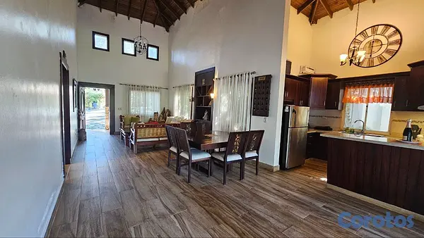 casas vacacionales y villas - Villa en Jarabacoa en alquiler amueblado en proyec 9