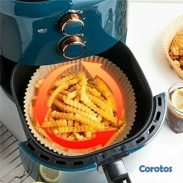 cocina - Papel desechable para freidoras de aire
 3