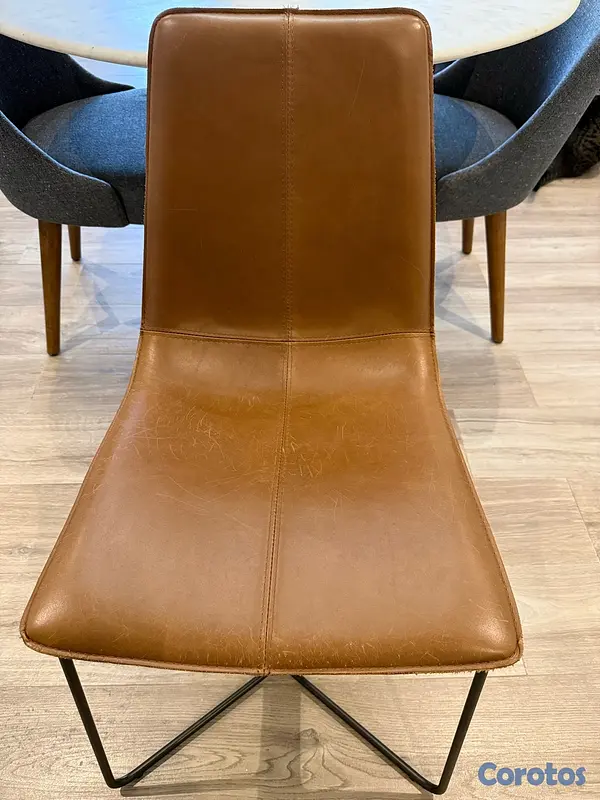 muebles y colchones - Juego de Dos Sillas Marca WestElm.  3