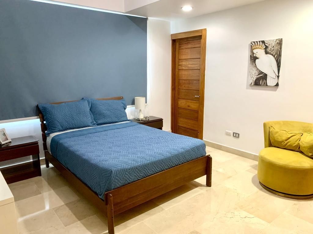 apartamentos - Amplio apartamento amueblado en alquiler, areas comunales, excelente ubicación. 5