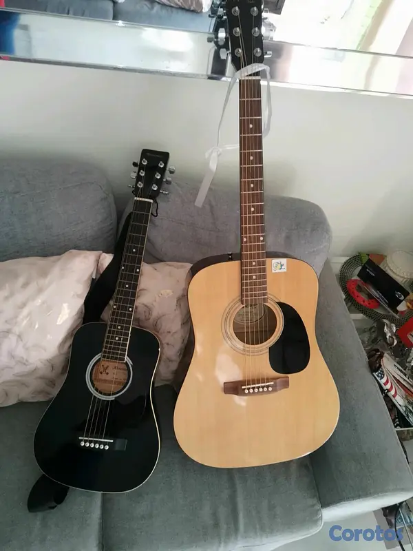 instrumentos musicales - Vendo guitarra Junior Negra marca Harmonía MD 034 2