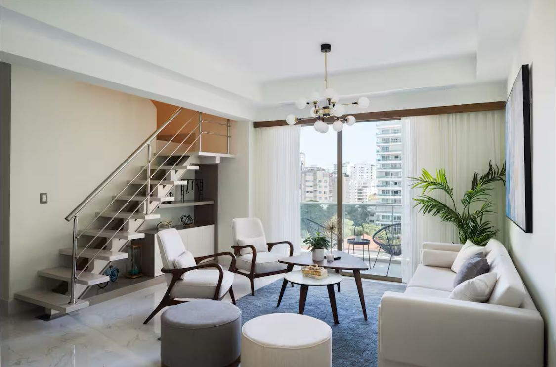 apartamentos - Amueblado FULL en Piantini Piso Alto de 2 Habitaci 0