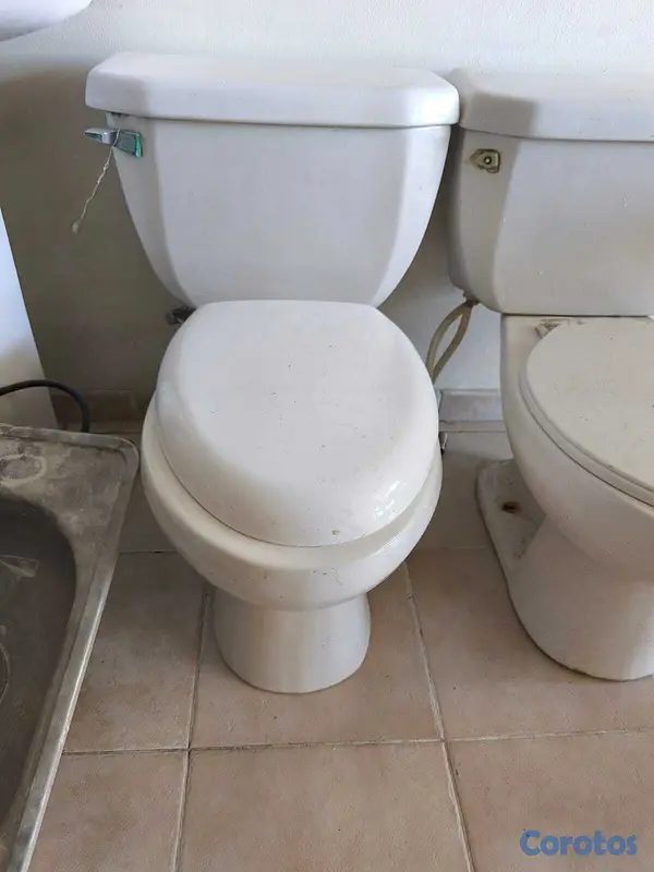 muebles y colchones - Combo: 2 inodoros, 1 lavamanos y fregadero doble 4
