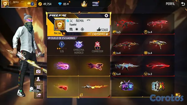 consolas y videojuegos - Super Oferta Cuenta De Free Fire , 72000 diamantes 1