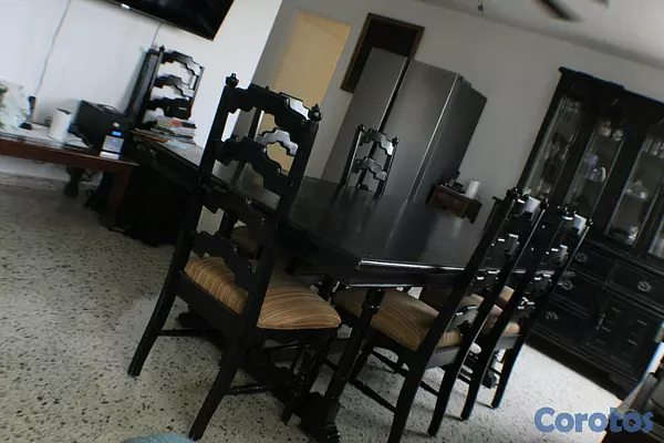 muebles y colchones - Juego de Comedor en Caoba Centenaria 3