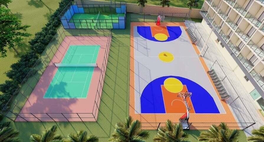 apartamentos - Proyecto en venta Punta Cana #24-1621 un dormitorio, áreas sociales.
 9