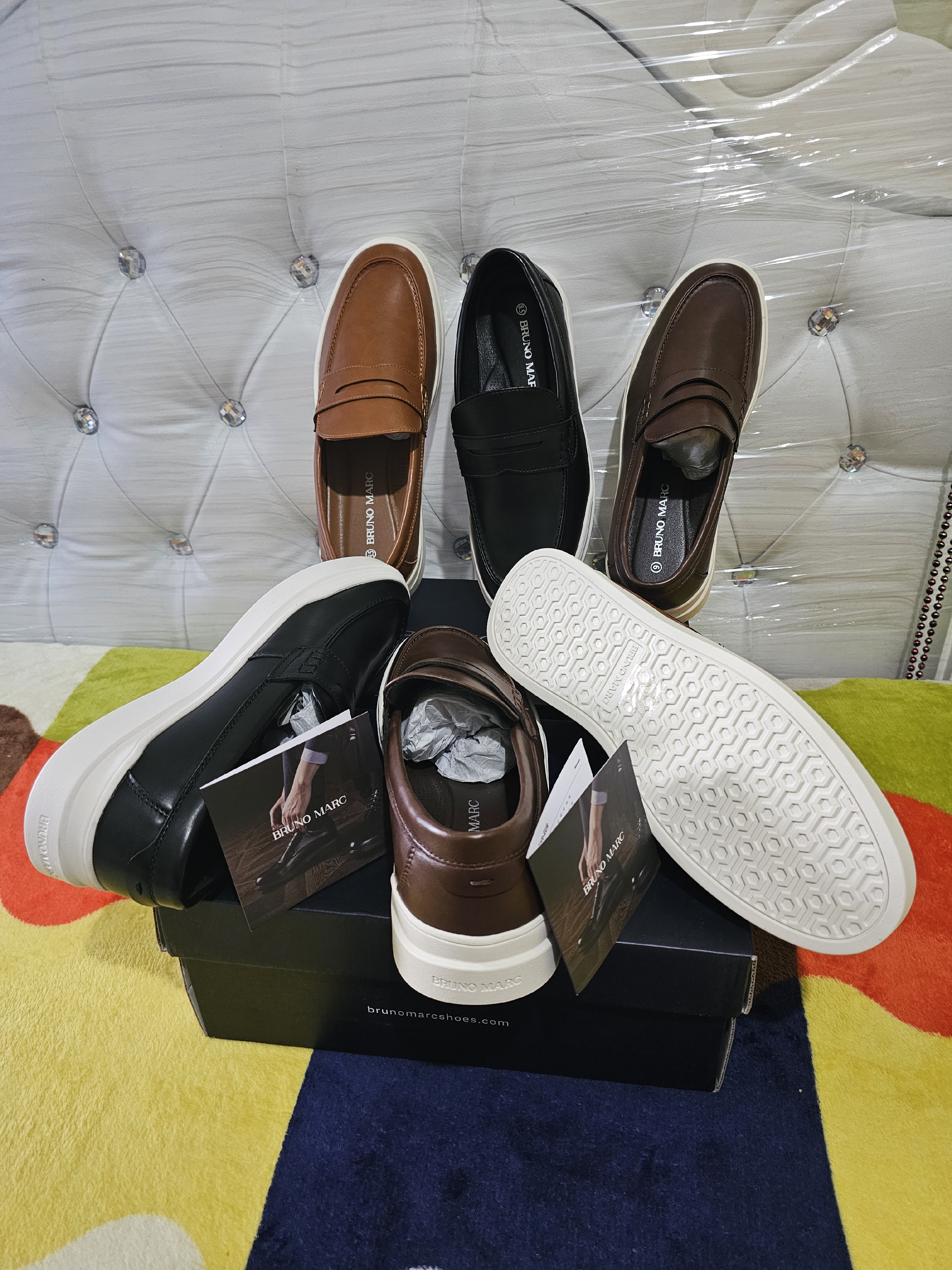zapatos para hombre - Bruno Marc MaxFlex - Zapatos deportivos de vestir para hombre, estilo Oxford. 1