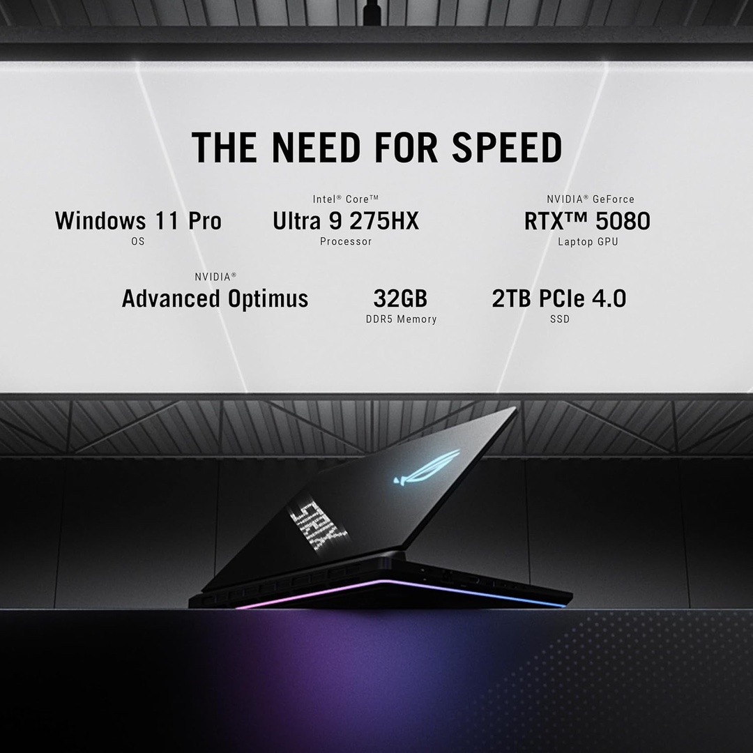 computadoras y laptops - ROG STRIX SCAR 16 32GB RAM 2TB RTX 5080 Ultra 9  7