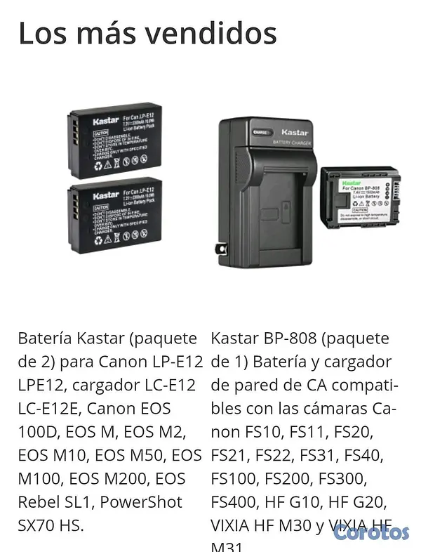 camaras y audio - Cargador de Pared Kastar para Baterías Sony NP-BN1 (Cyber-shot) Nuevo y Compacto 3