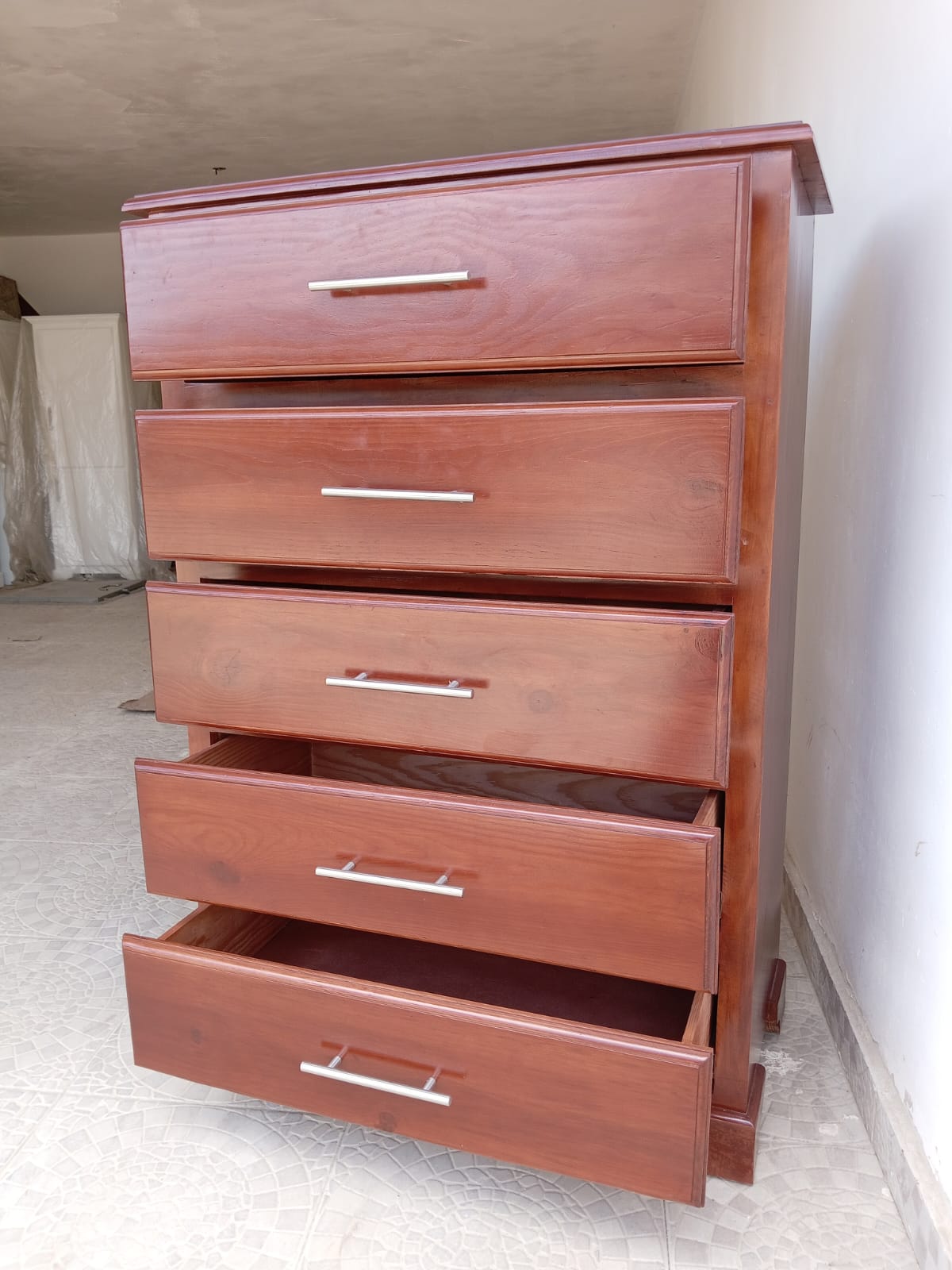 muebles y colchones - Ropero con gavetas en madera 