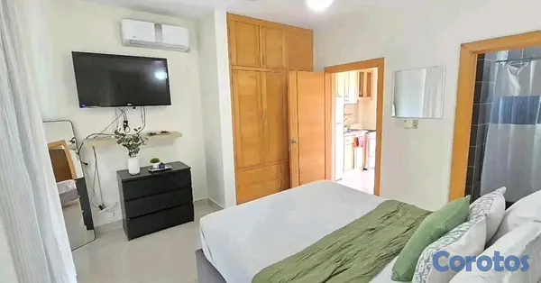 apartamentos - estudio amueblado atrás de unión médica Santiago  3