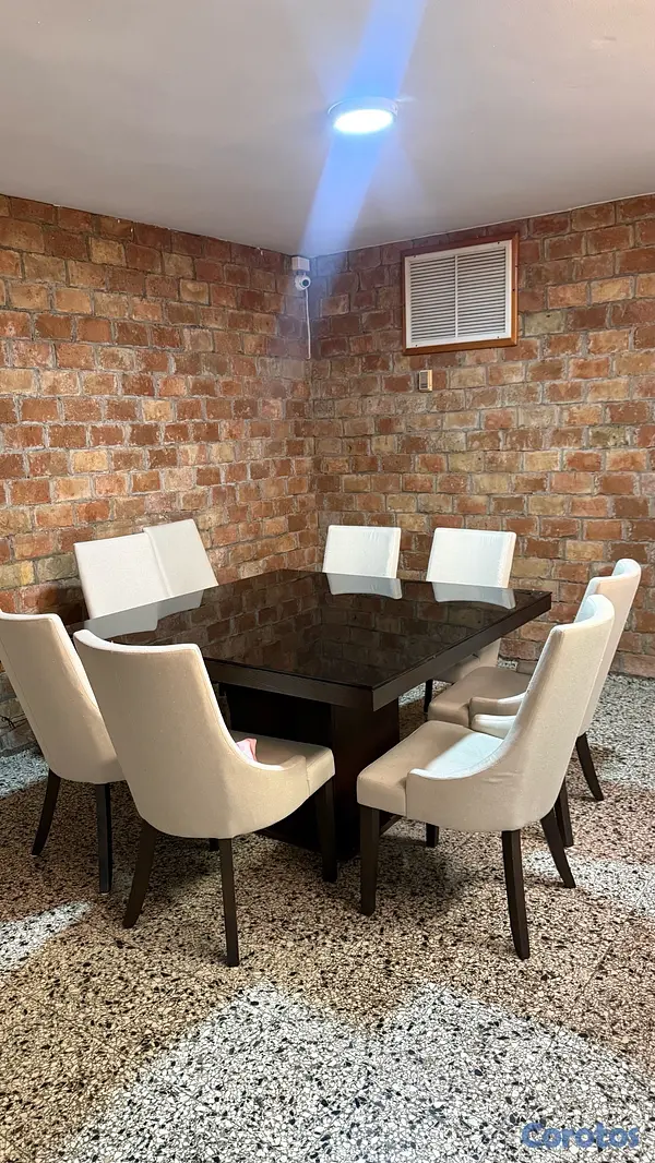 muebles y colchones - Juego de comedor 8 sillas  4