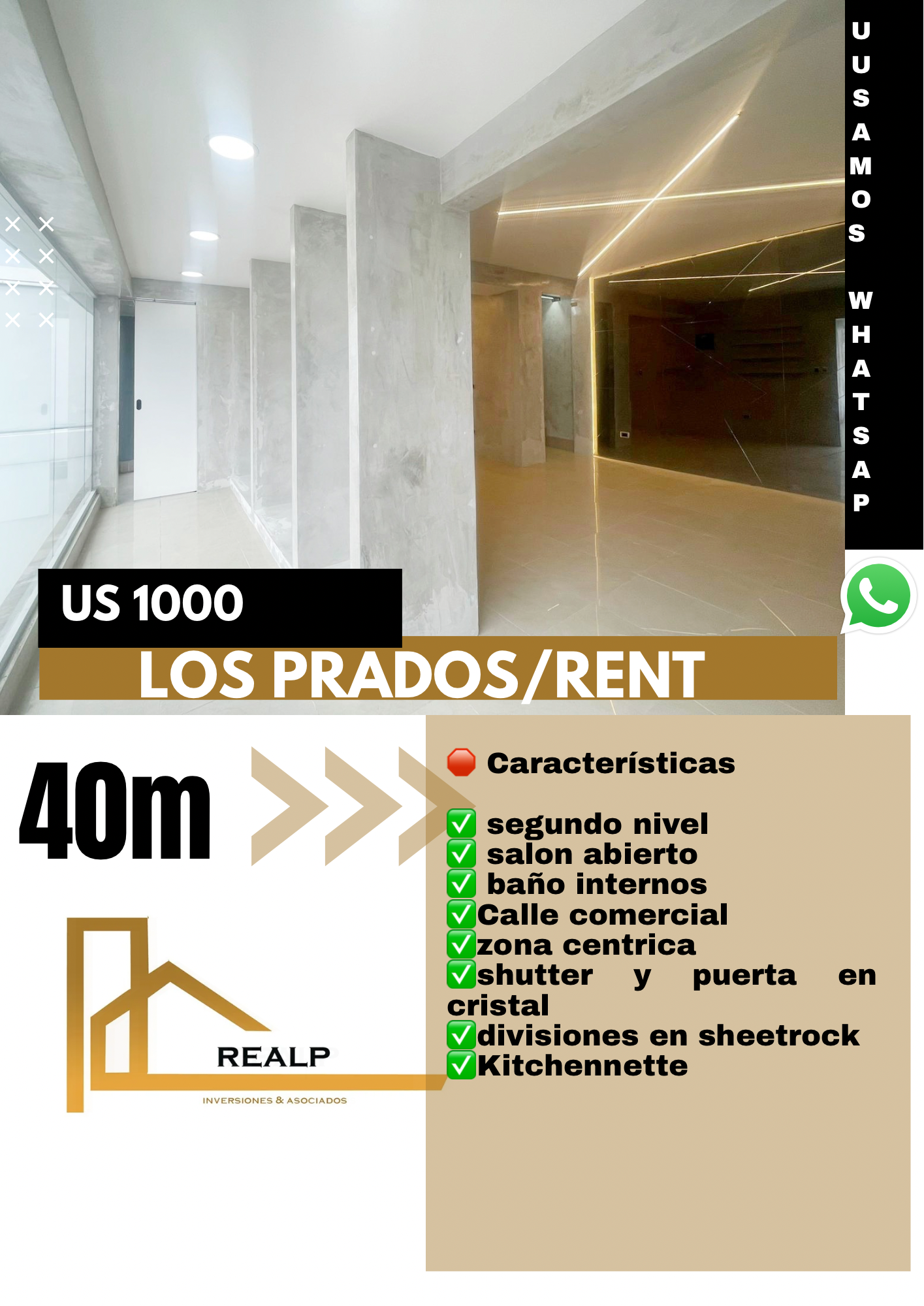 oficinas y locales comerciales - Alquilet local en los Prados  0