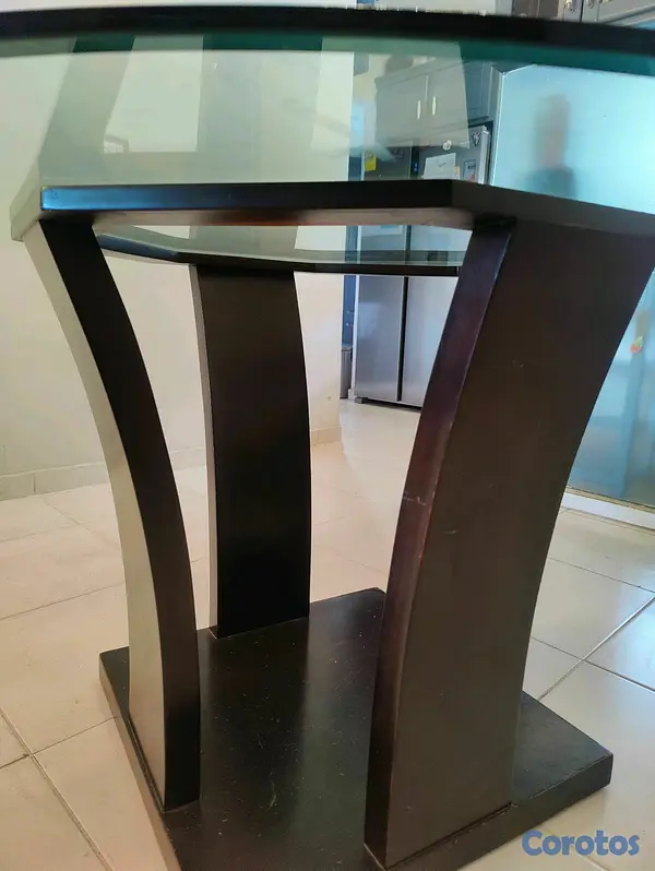 muebles y colchones - Juego de comedor en caoba de 6 sillas negociable 5