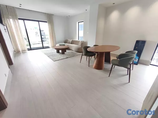apartamentos - alquiló piantini amueblado una habitación torre de lujo Luxury 1.5 baños balcón  16