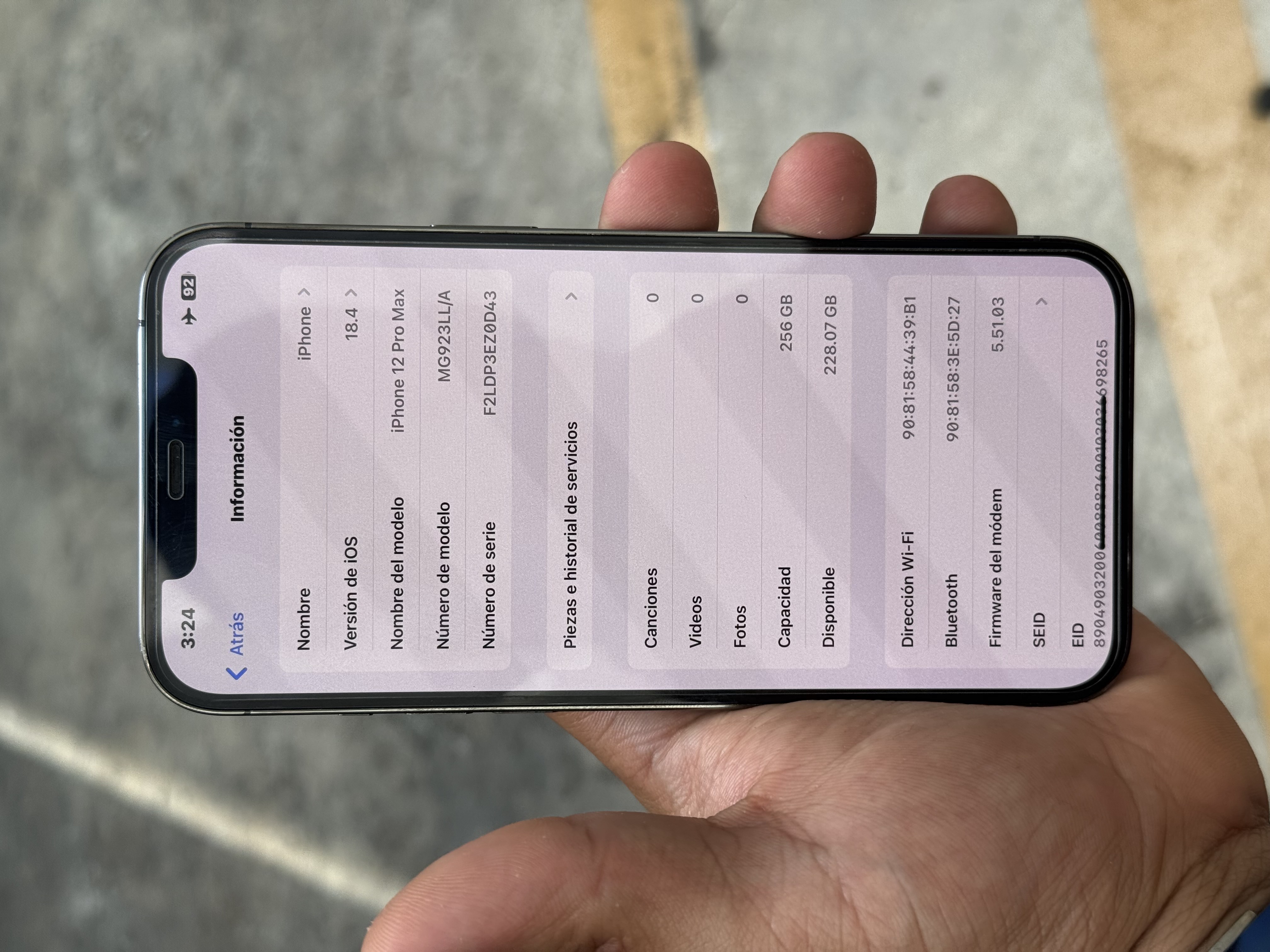 celulares y tabletas - iPhone 12 Pro Max 256 Semi- Factory 3
