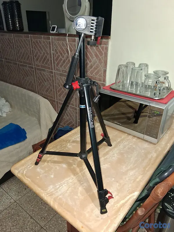 camaras y audio - Trípode Profesional STABILCAM con Cabezal de Video 2