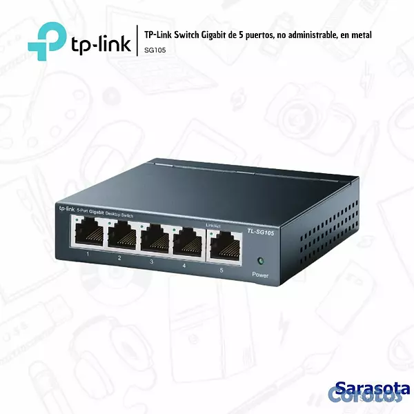 accesorios para electronica - TP-Link Switch 5 Puertos SG105 2