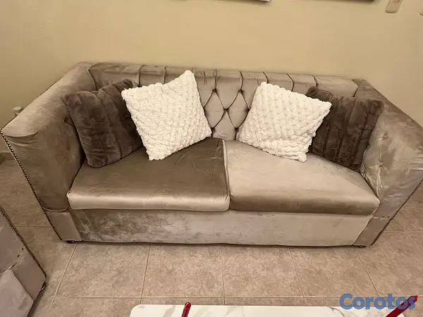 muebles y colchones - vendo juego de sofás  3