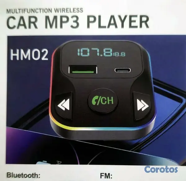 camaras y audio - Adaptor radio wireless, player MP3, FM, cargador U 5