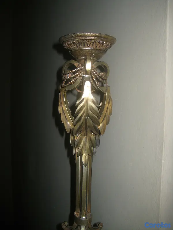 decoración y accesorios - PORTA VELONES DE BRONCE ESTILO ANTIQUE 5