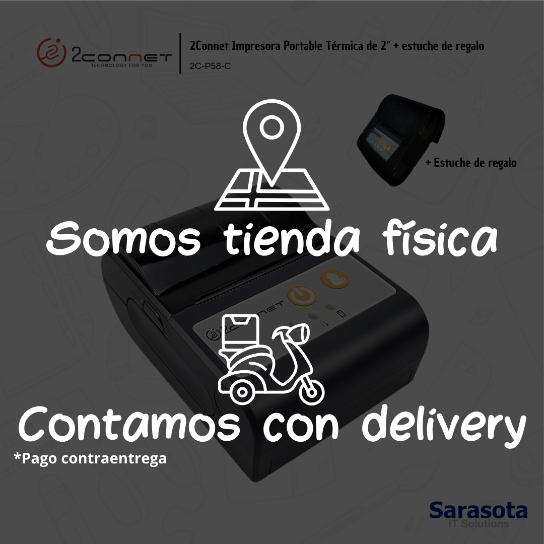 accesorios para electronica - 2Connet Impresora Portable Térmica de 2" + estuche 1