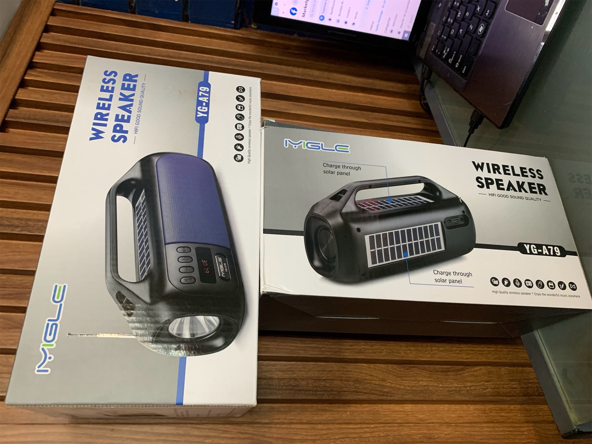 camaras y audio - YG A79 bocina pequeña con foco 💡  2