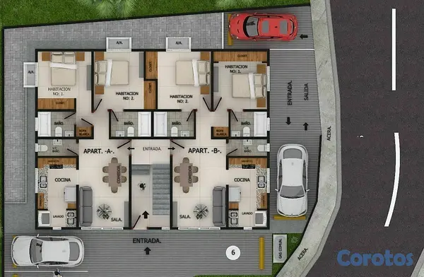 apartamentos - Apto 2A Proyecto en Mirador del Oeste 2