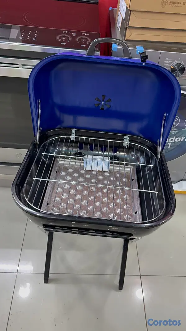 herramientas, jardines y exterior - 🔥 Parrilla BBQ portátil con tapa – perfecta para t 2