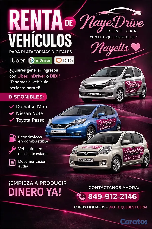 otros vehiculos - Vehículos disponibles para plataformas digitales  5