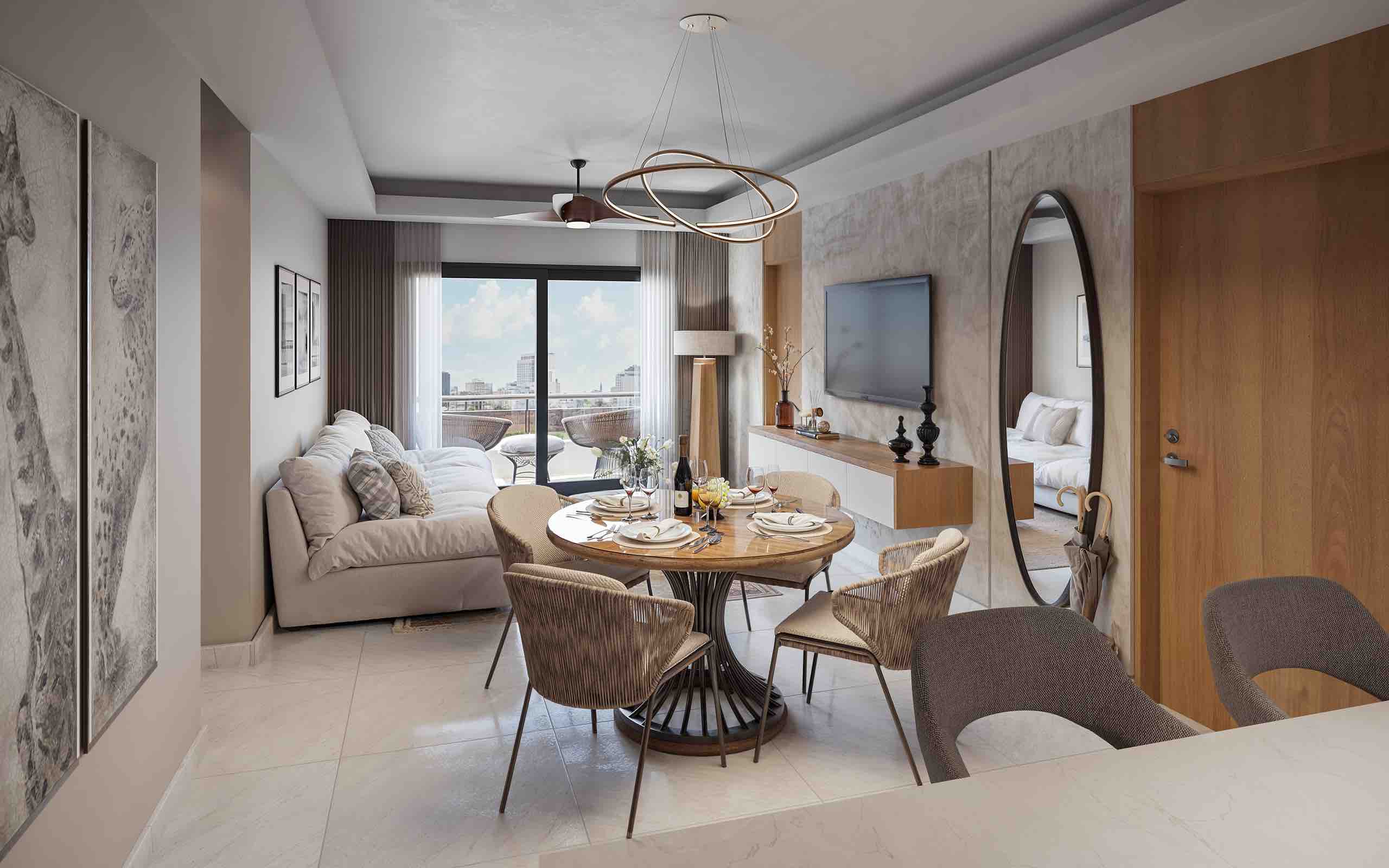 apartamentos - Apartamento con terraza en Santo Domingo Oeste 5