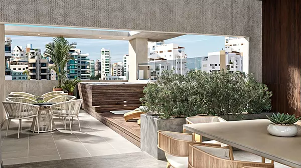 apartamentos - Apartamento en venta en Cacicazgos con Terraza 4