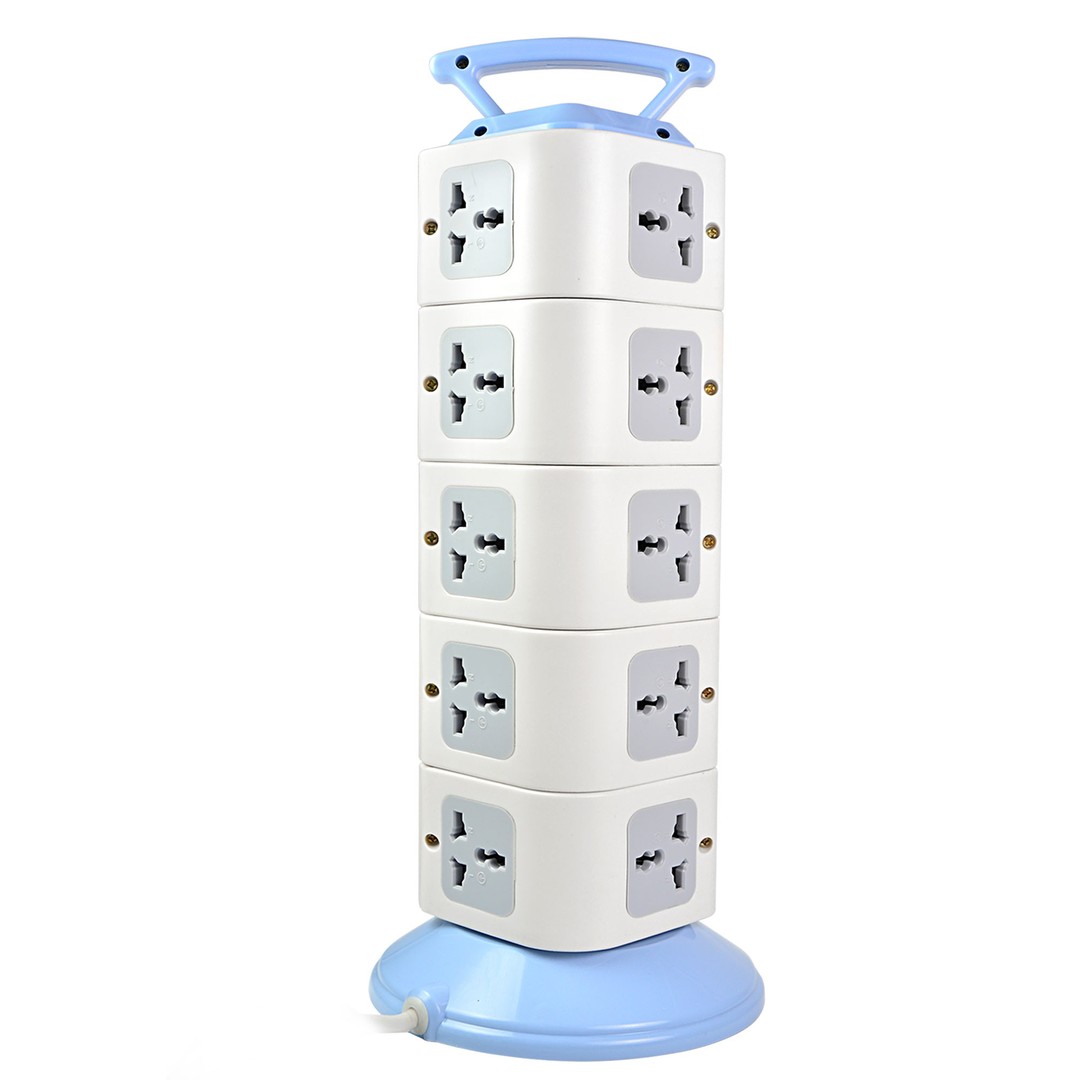 accesorios para electronica - Regleta Vertical Multitomas Multienchufe Enchufe Extension 7