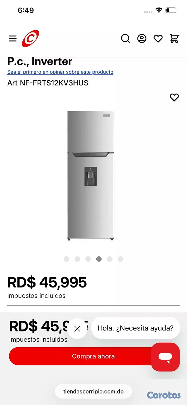 electrodomesticos - Nevera nueva frigidaire $ 31,000 3