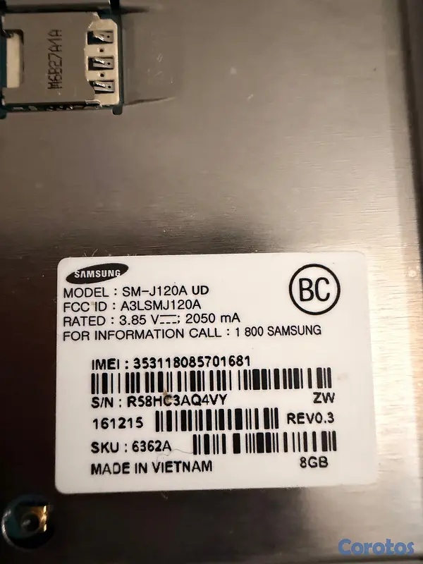 celulares y tabletas - SAMSUNG GALAXY  ESPRESS 3 bloqueado AT&T memoria S 10