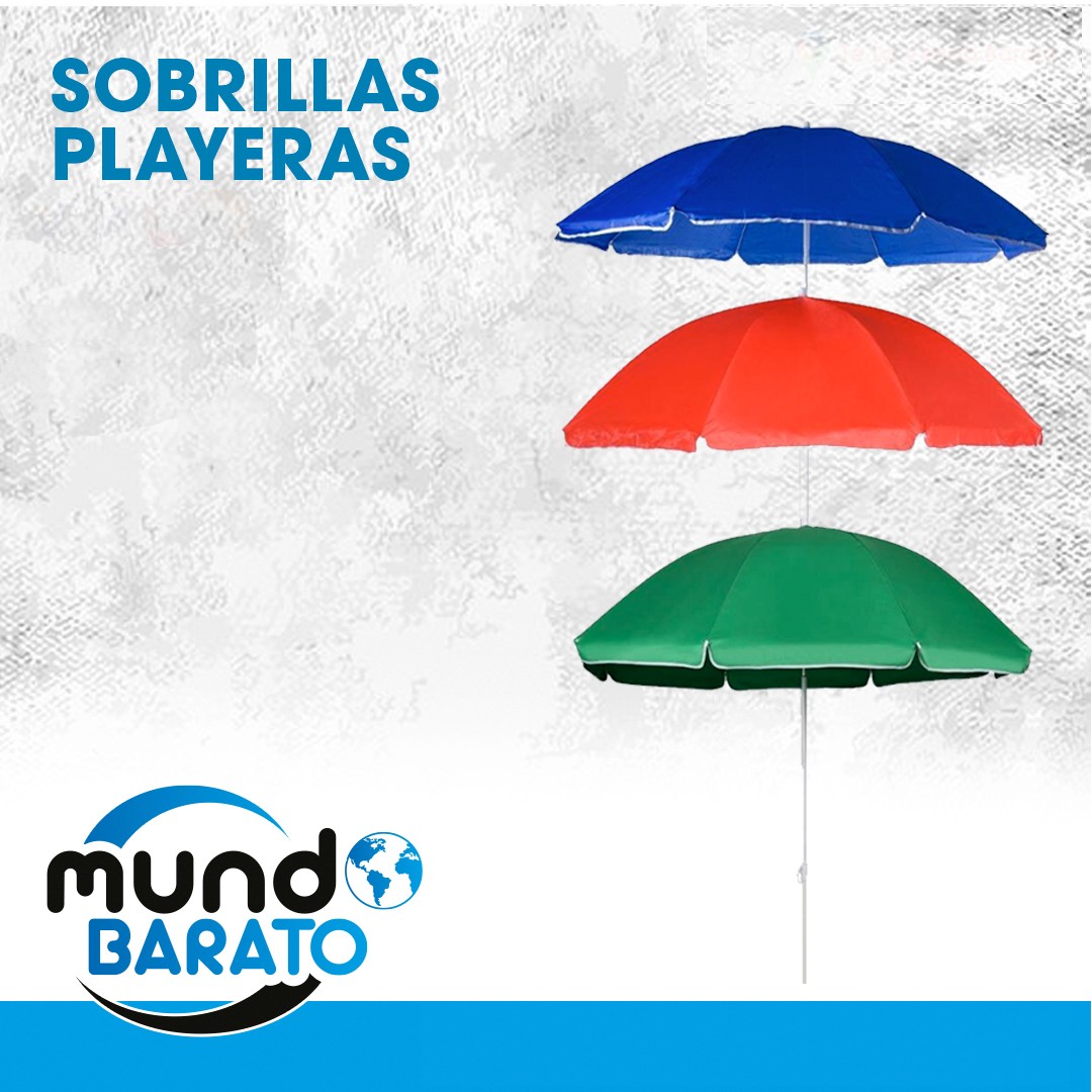 herramientas, jardines y exterior - Sombrilla Paraguas GRANDE ideal para negocios, terrazas, playa 0