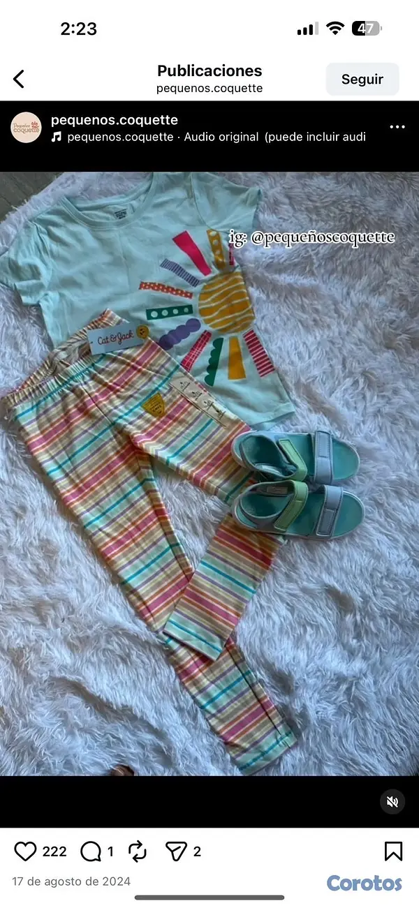 ropa y zapatos - caja de ropa de niña  2