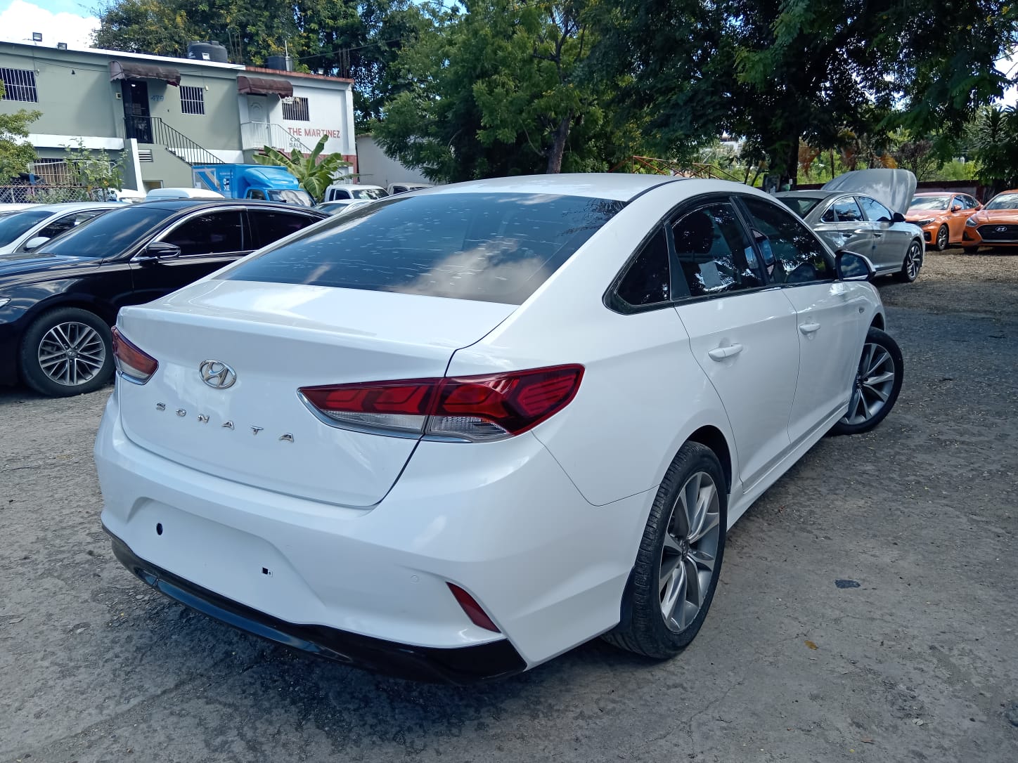 carros - HYUNDAI SONATA NEW RISE 2019 BLANCO 1