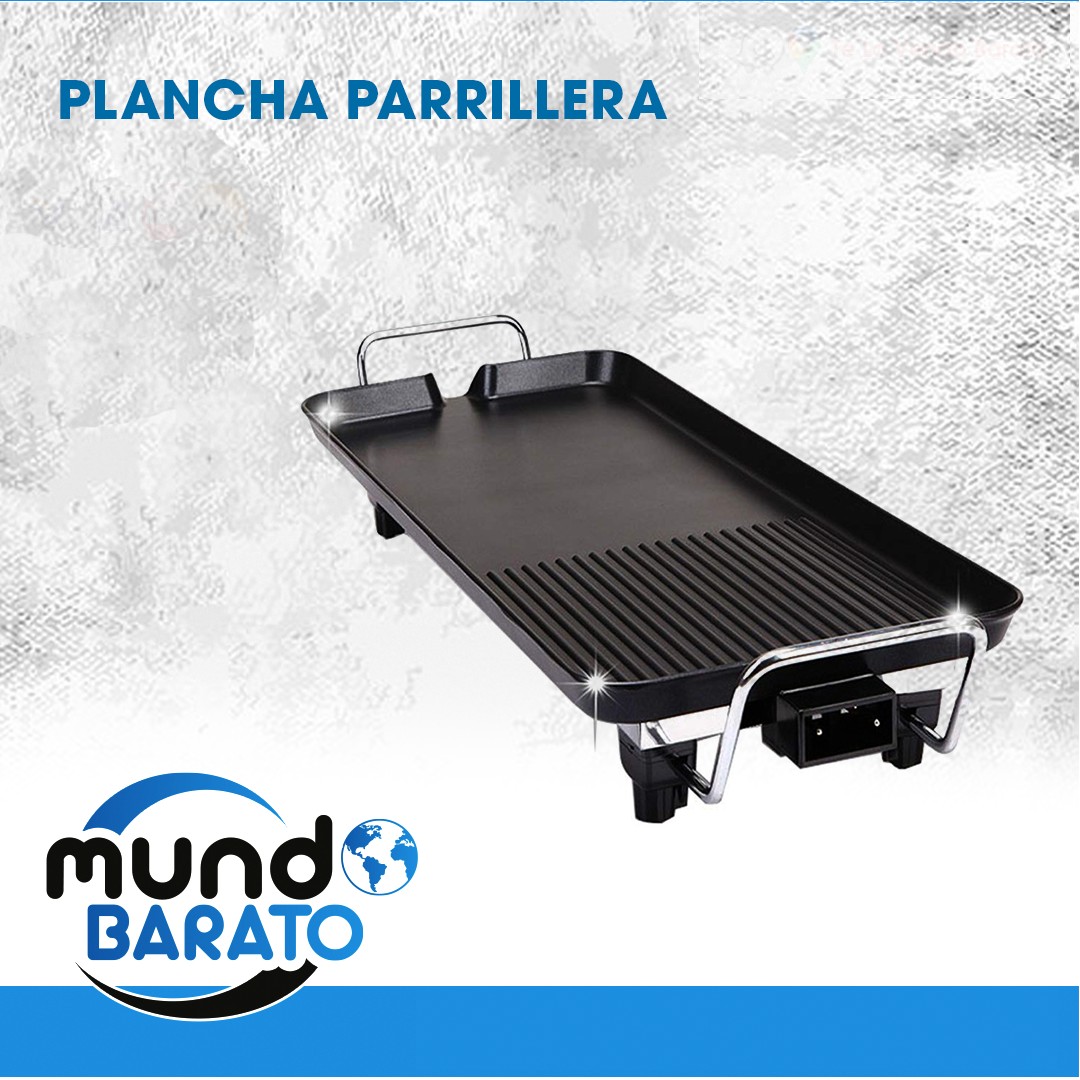 electrodomesticos - PLANCHA Parrilla eléctrica para bbq de interior, sin humo, grill parrillera 0