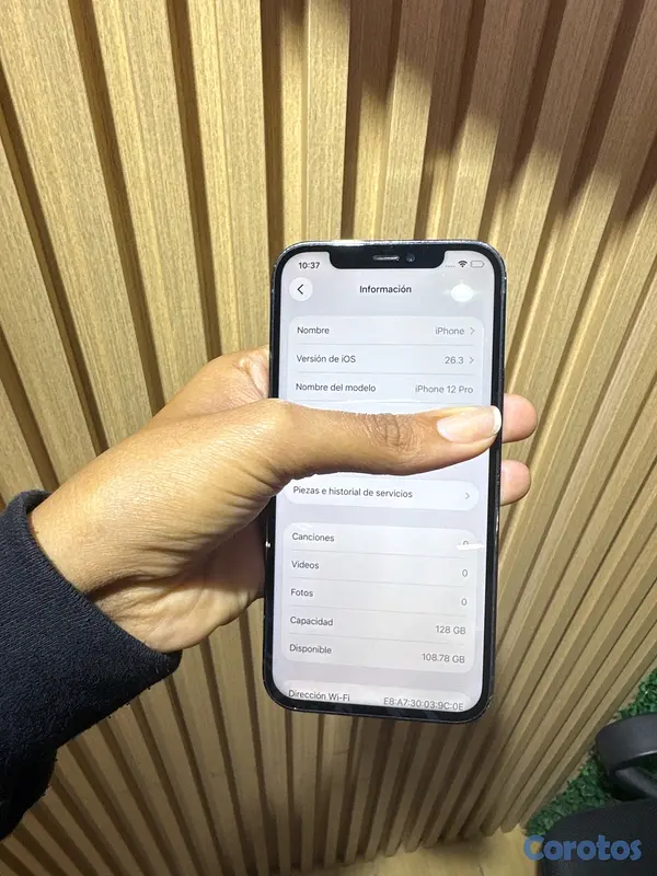 celulares y tabletas - Vendo IPhone 12 Pro 128gb Factory 
 5