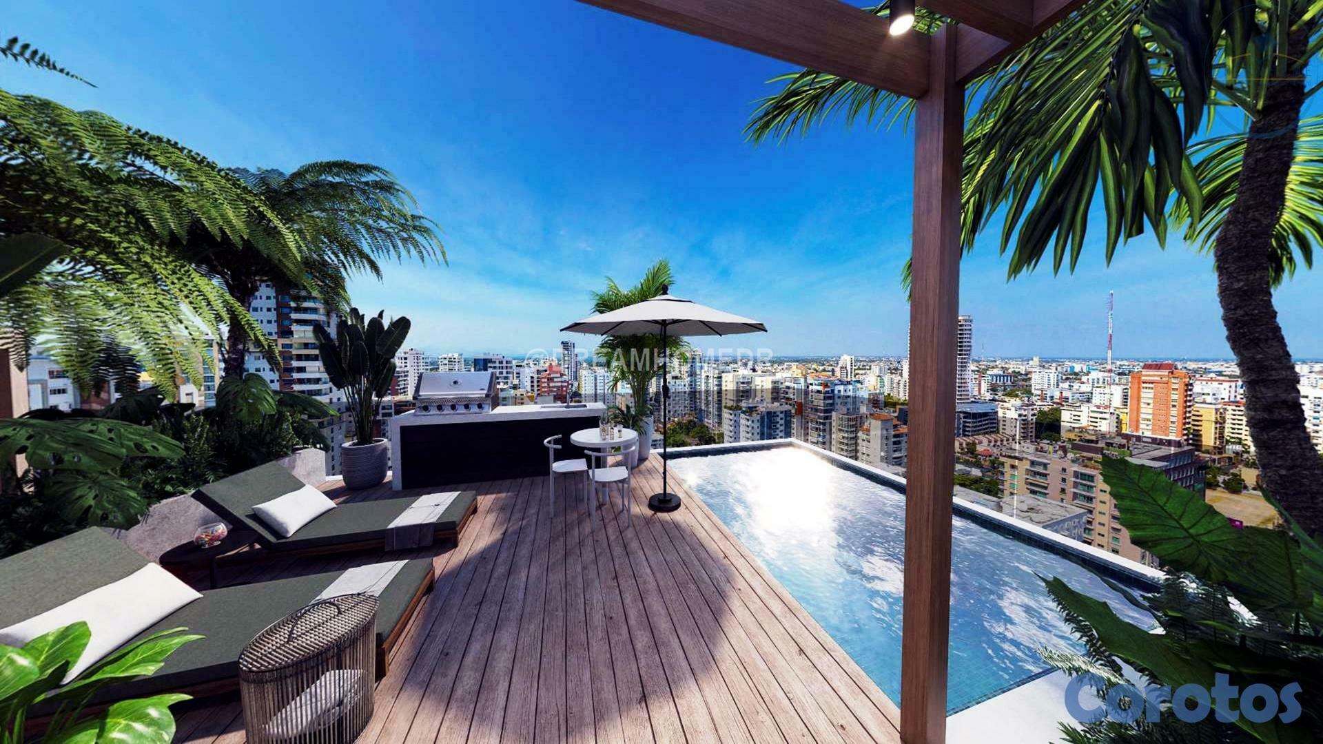 apartamentos - Vive con más en Torre de Lujo en Piantini, Tu espacio flexible ID 3374 5