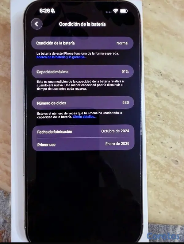 celulares y tabletas - iPhone 16 pro Max 1 tb  5